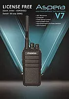 Aspera V7 High Performance Licence-free Walkie Talkie