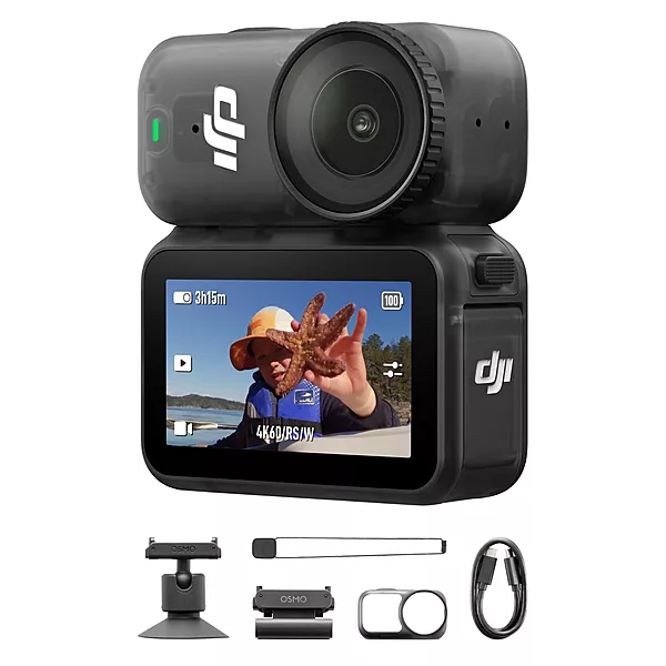 DJI Osmo Nano Standard Combo (128GB) - Small 4K/60fps Vlogging Camera with a 1/1.3" Sensor