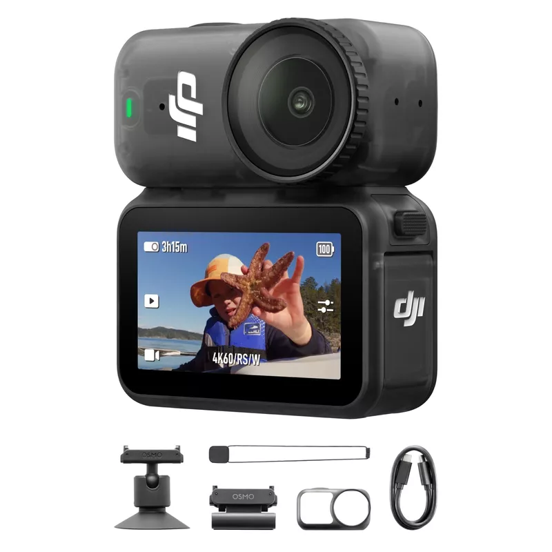 DJI Osmo Nano Standard Combo (128GB) - Small 4K/60fps Vlogging Camera with a 1/1.3" Sensor