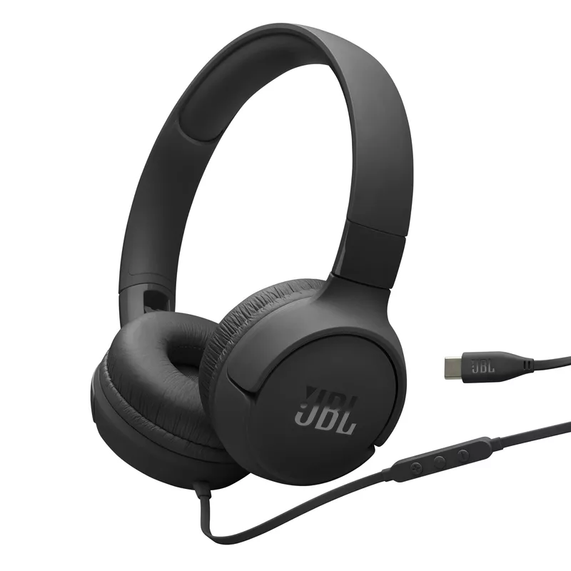 JBL Tune 520C On Ear Type C Wired Headphone, Pure Bass Sound