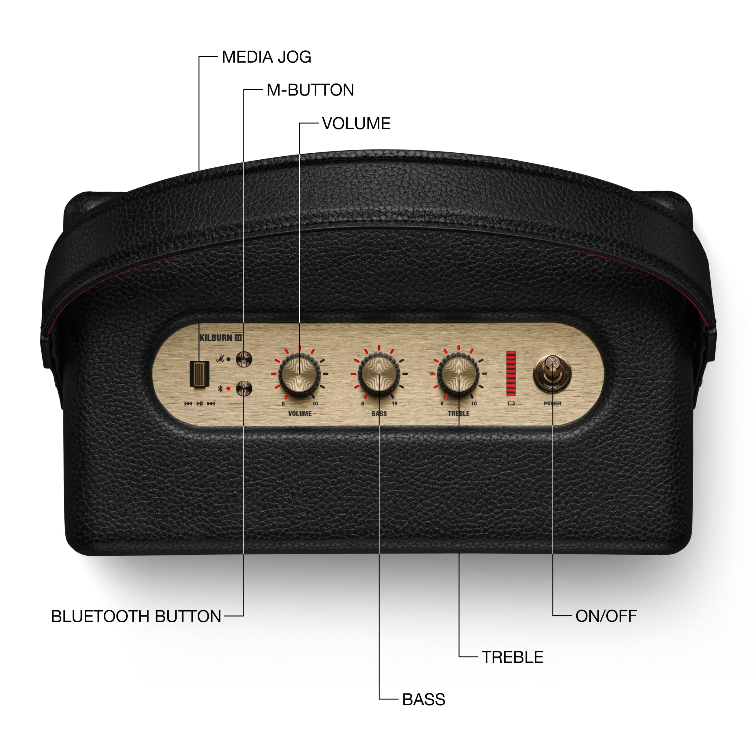 Marshall Kilburn III Portable Bluetooth Speaker